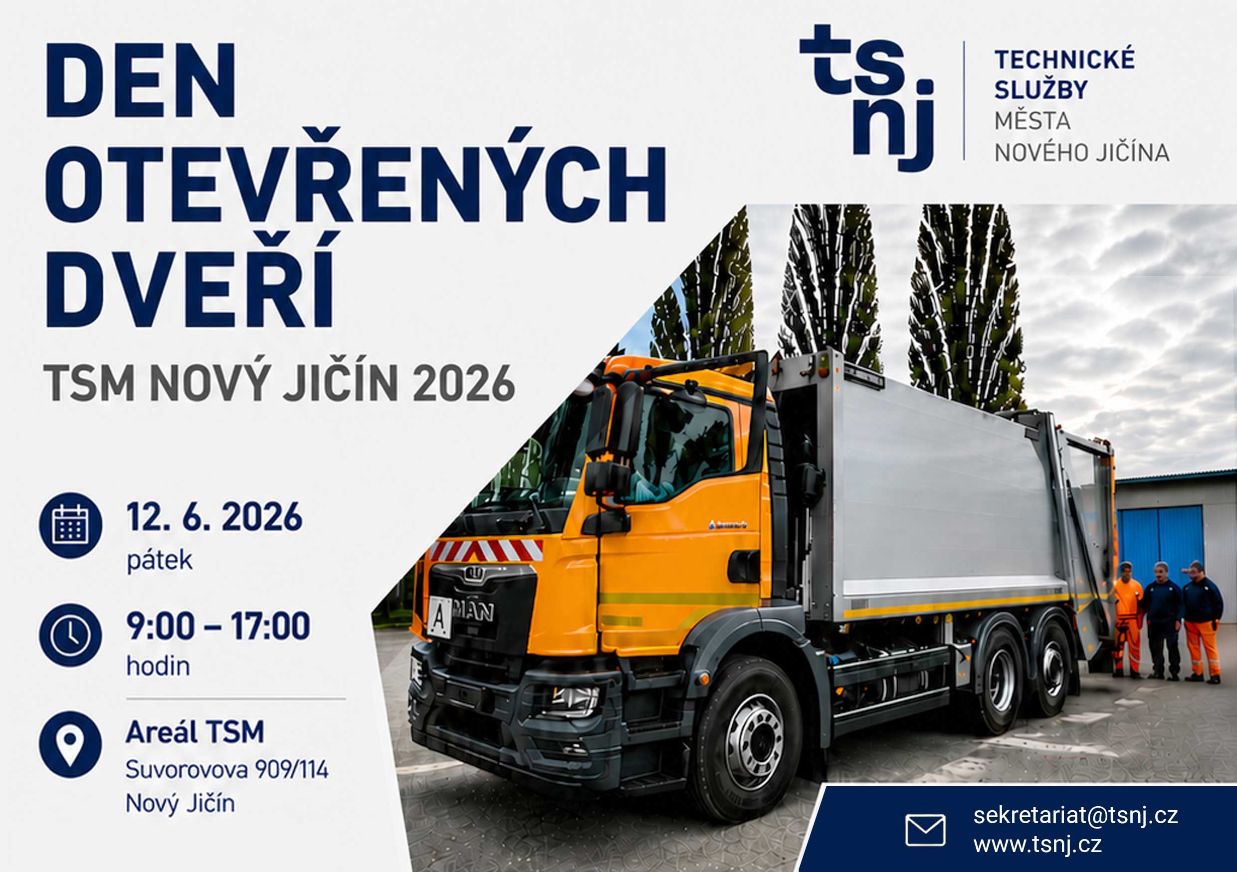 Den otevřených dveří TSM - 12. 6. 9:00